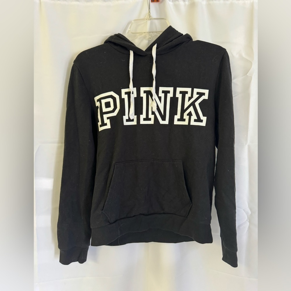PINK‎ Victorias Secret black logo sweatshirt (M)